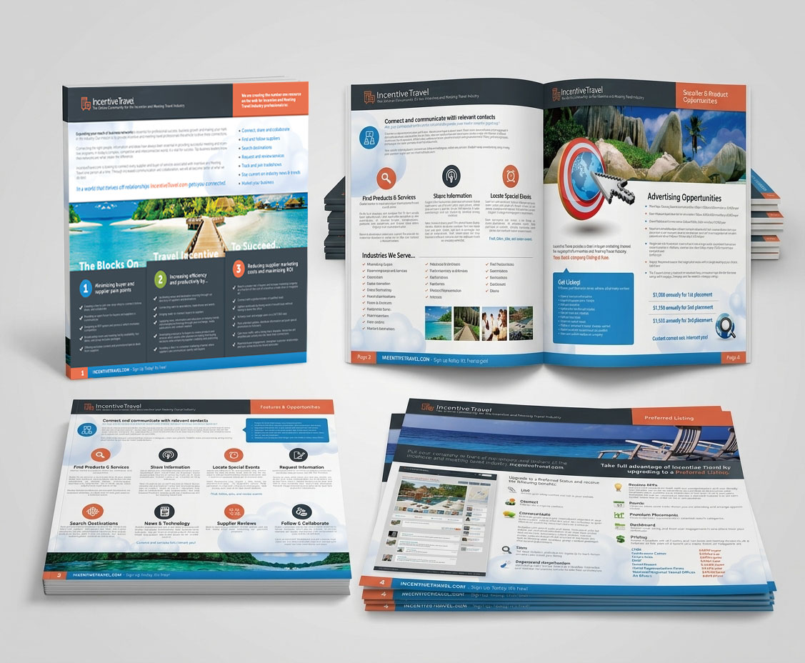 Full-page screenshot of IncentiveTravel Brochure