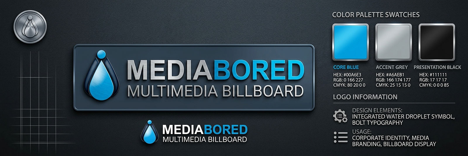 Full-page screenshot of MediaBored Logo