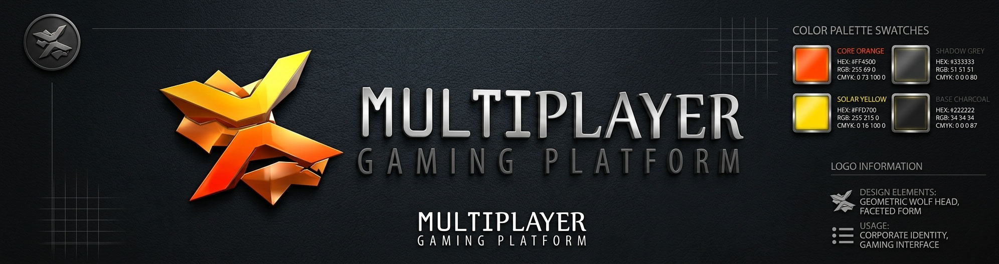 Full-page screenshot of 3D Multiplayer Gaming Logo