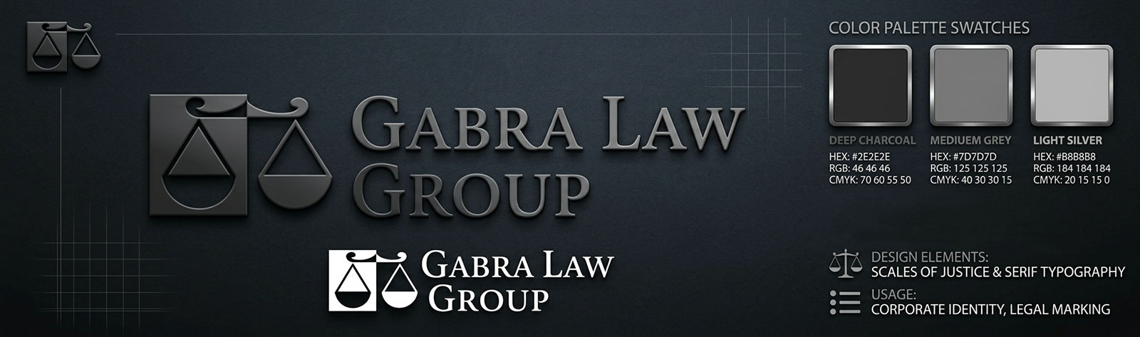 Full-page screenshot of Gabra Law Group Logo