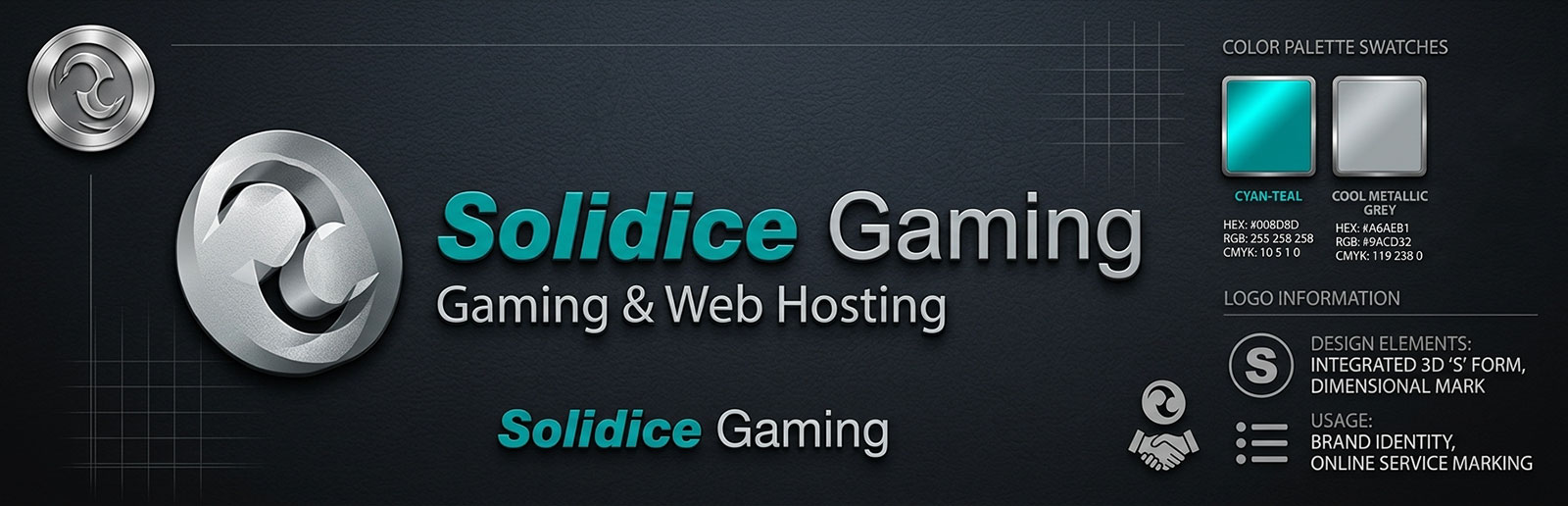 Full-page screenshot of Solidice Gaming Logo