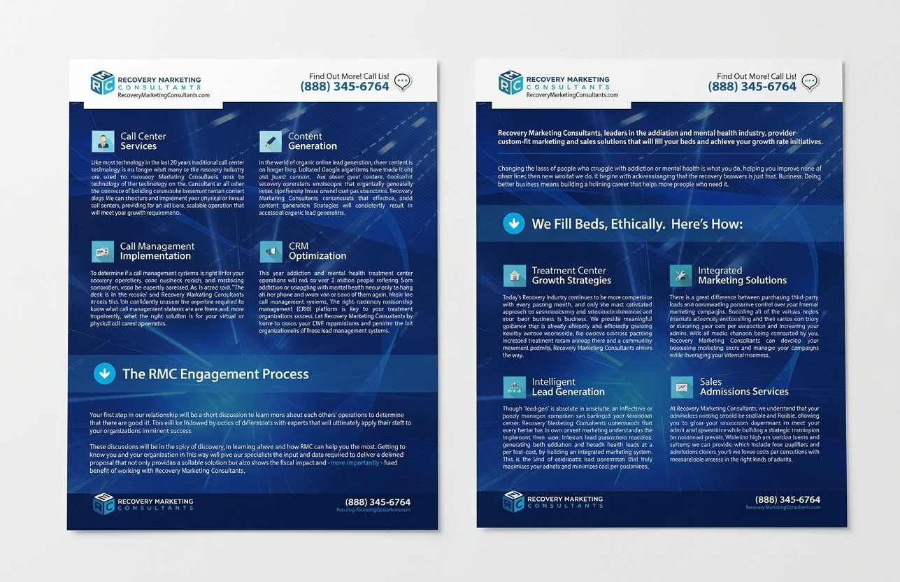 Full-page screenshot of RMC Primary Services Flyer