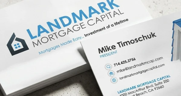 Landmark Mortgage Capital Business Card project preview