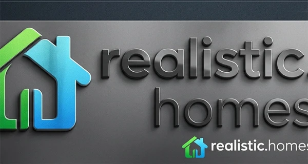 Realistic.Homes Logo project preview