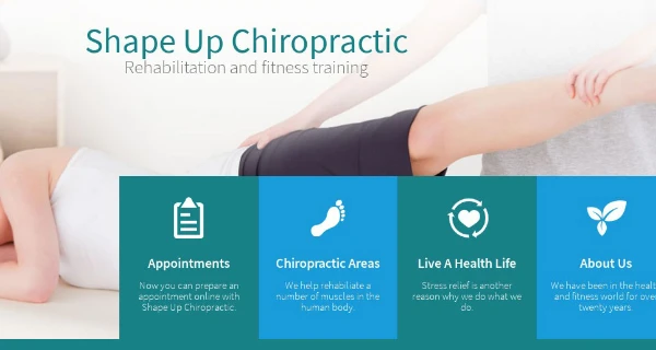 Shape Up Chiropractic Website project preview