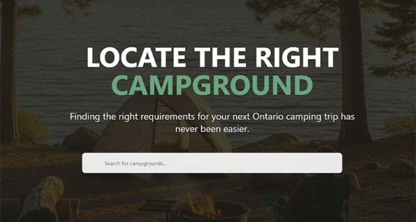 CampEscape - Campground Finder Website project preview