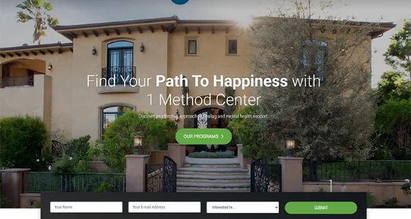 1 Method Treatment Center Website project preview