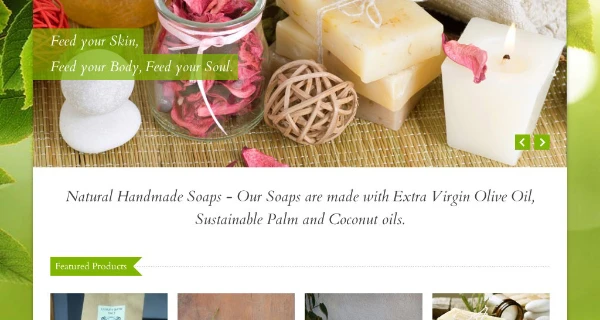 Feeder Soap and Candle Co. Website project preview