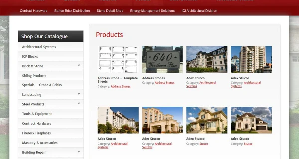 Ferrell Builders' Supply Website project preview