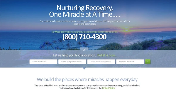 Sprout Health Group Website project preview