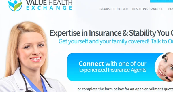 Value Health Exchange Website project preview