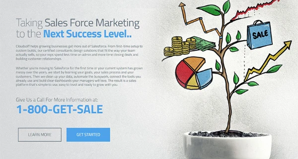 Cloudsoft Salesforce Consultants Website project preview