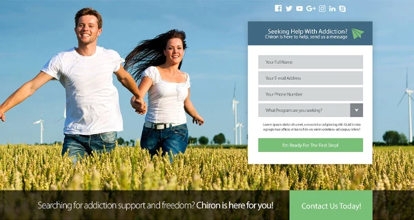 Chiron Treatment Centers Website project preview