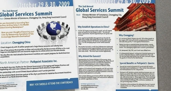 Global Services Summit Flyer project preview