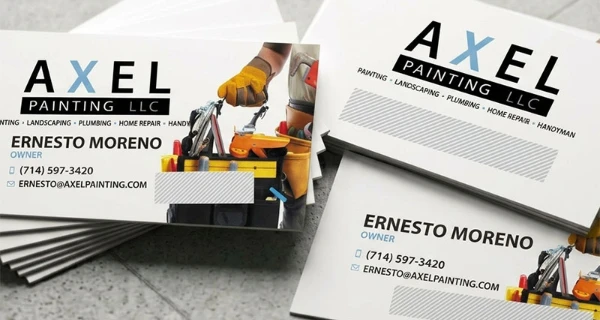 AXEL Painting Business Card project preview