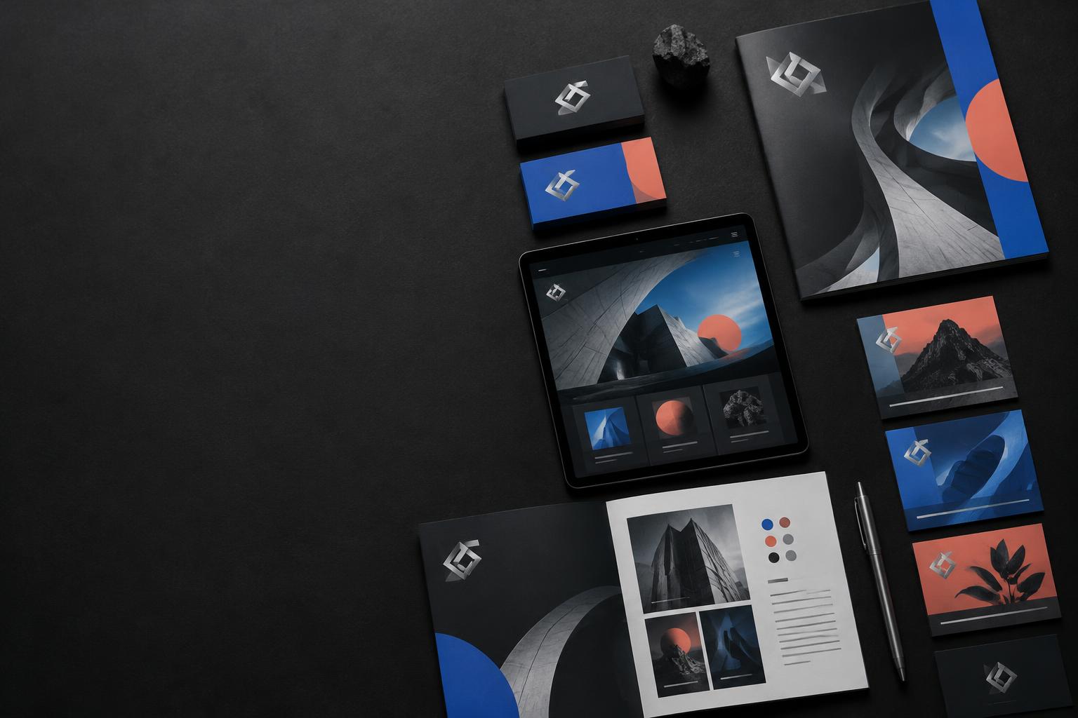 Full Brand Identity creative design materials